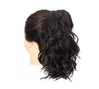 Natural Ponytail Extension Short Curly Hairpiece Ponytail Natural Wavy Synthetic Hair For Women And Girls
