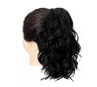 Natural Ponytail Extension Short Curly Hairpiece Ponytail Natural Wavy Synthetic Hair For Women And Girls