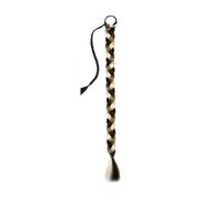 Natural Ponytail Extensions Synthetic Boxing Braids Wrap Around Chignon Tail With Rubber Band Hair Ring Perfect Looking