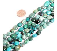 Natural Potato Shape Africa Turquoise Gemstone Loose Beads In Bulk For Jewelry Making Wholesale Beads One Strand 15 1/2" (10X12mm/africa turquoise)