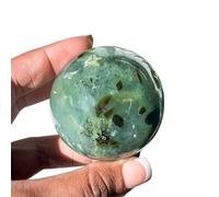 Natural Prehnite Crystal Ball Sphere Hand Polished Decorative Sphere