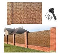 Natural Privacy Fencing Rolls - Decorative Outdoor Shade Screen for Backyard, Patio, Garden & Pool - 2-5 Ft High, 3x30 Ft (91x914cm) - Eco-Friendly, UV Protection