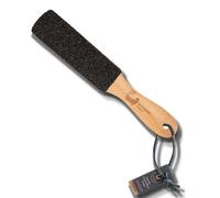 Natural Pumice Foot File Hard Skin Remover for Women and Men - Curved Style Black Colour Callus & Dead Skin Remover for Feet with Wood Handle