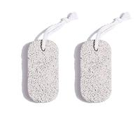 Natural Pumice Stone for Feet 2pcs, Hard Skin Callus Dead Skin Remover Natural Foot File for Hard Skin Foot Scrubber Exfoliator Pedicure Tool