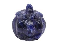 Natural Pumpkin Skull Stones Halloween Stones, Quartz Crystal Carved Statues, Home Decor Supplies