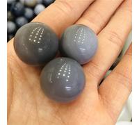 Natural purple, blue, yellow and green agate balls, agate balls, crystal balls, home furnishings home decor(Deep blue)
