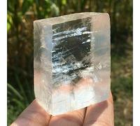 Natural Quartz Crystal Iceland Spar Teaching Sample Solidification (Size : 200-250g)