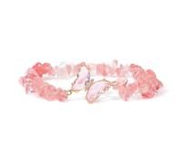 Natural Quartzs Stone Irregular Chip Beads Bracelets For Women Bangle