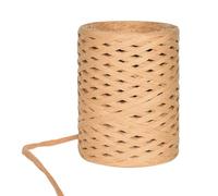 Natural Raffia Ribbon 100m Raffia Paper Ribbon, Raffia Yarn, Natural Raffia Ribbon Bundles, Natural Raffia Straw Yarn, Natural Paper Cord, For Gift Wrapping, Weaving, Decoration, Gardening, Diy Crafts