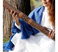 Natural Rain Stick, ASMR Sound Healing Instrument for Yoga And Meditation,A,75CM