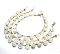 Natural Rainbow Moonstone 7 x 7 mm Heart Faceted 6 Inch 17 Pieces White Colour Rare Gemstone Beads Beach German Beads 83