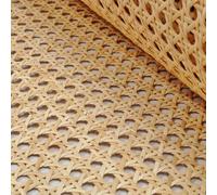 Natural Rattan, 60 x 50cm Rattan Roll, Cane Webbing, Rattan Weaving Material Roll, Rattan Sheet, Woven Cane Roll for Furniture, Chair, Cabinet, Ceiling, Basket, for Caning Material DIY Supplies