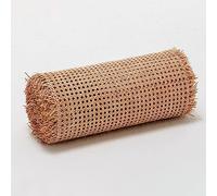 Natural Rattan Cane Webbing Roll for Caning Projects, 14"/16"/18"/20"/24"/36"/40" Width Pre Woven Open Weave Rattan Material, Pole Wrap Rattan Fabric for Furniture, Chair, Cabinet, Ceiling, Basket ( S