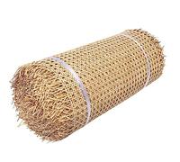 Natural Rattan Cane Webbing Roll, Pre Woven Rattan Webbing for Caning Projects, Open Mesh Cane Net Wicker Cane Webbing Sheet，Caning Material Rattan Fabric for Furniture Chair Cabinet Door ( Color : He