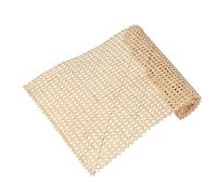 Natural Rattan Cane Webbing Roll - Woven Open Mesh Cane Net Roll | Rattan Cane Webbing | Natural Square Rattan Webbing Roll Woven Rattan Sheet | For Upcycle Furniture Repair, Projects, Home Décor