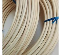 Natural Rattan Spline 2 mm (0.08 in), 500 g - Round, Rattan roll, Cane Webbing Material for DIY Furniture Willow for Weaving, Supplies Wicker Basket Groove Cabinet Door Chair Repair Kit, 105m Long