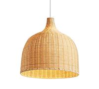 Natural Rattan Wicker Pendant Light FixtureDecorative Ceiling Lamp for Bedroom Living Room Cafe Teahouse Bar Dining Room & ClubStylish Home Lighting Decor