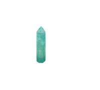 Natural Raw Stone, Green Fluorite, Single Pointed Pillar Decoration, Home Decoration, Gift Giving, and Collection,1pc