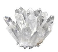 Natural Raw White Quartz Cluster - 400-500g Clear Crystal Point Specimen, Healing Stones, Home Decoration Raw Crystal