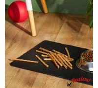 Natural Rawhide Dog Chews Treats Twists 13cm Pack of 100 Howlers Brown One Size