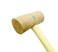 Natural Rawhide Mallet Tool, Professional Rawhide Leather Hammer Mallet for Rounding Ring Shanks, Jewelry Making, Leather working, Woodworking (1.25)