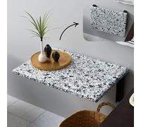Natural Real Granite Wall Mounted Folding Shower Seat, Handmade Foldable Waterproof Sturdy Chair, Premium Quality Space Saving Bathroom Stool, Inside Bath Fold Down Bench