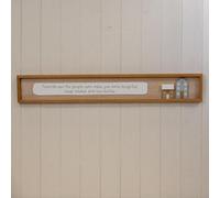 Natural Rectangle Wooden Sign 'friends Are The People Who Make You