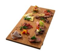 Natural Rectangular Bamboo Sushi Tray 50x23 CM Leone - Appetizer