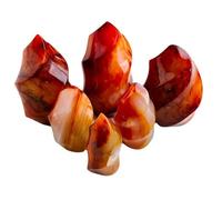 Natural red Agate Flame Torch Gift Home Decor(370-460g)