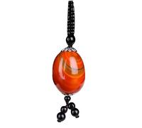 Natural Red Agate Passepartout Pendant Necklace (with Lanyard) for Women Genuine Jade