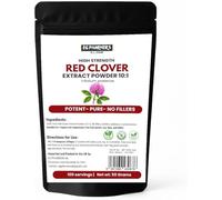 Natural Red Clover Extract Powder 10:1-10000mg | Trifolium pratense | Premium Herbal Extract | 100 Servings | Gluten & Soy Free | Vegan | No Fillers or Binders | UK Packed (100 GM)