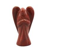Natural Red Jasper Stone Reiki Carved Spiritual Gemstone Guardian Angel Pocket " 2 inches Approx - Blessfull Healing