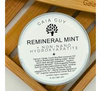 Natural REMineral Toothpaste + Non-Nano Hydroxyapatite | 4oz Glass Jar | Made in The USA | Fresh Minty Taste | Enamel Protection