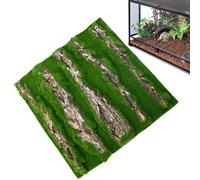 Natural Reptile Habitat Decor, Artificial Moss Terrarium Background, Cork Bark Reptile Backdrop, Lizard Habitat Decoration, Gecko Tank Decorations, Tortoise Terrarium Backdrop