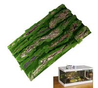 Natural Reptile Habitat Decor, Artificial Moss Terrarium Background, Cork Bark Reptile Backdrop, Lizard Habitat Decoration, Gecko Tank Decorations, Tortoise Terrarium Backdrop
