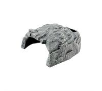 Natural Reptile Hide Cave - Resin Bonsai Rock Decor for Terrarium, Safe Hideout Habitat for Lizards & Small Pets, Easy Clean Non-Toxic Decor for Turtles Snakes Hamsters (L tree 1pcs)