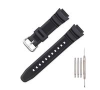 Natural Resin Strap Compatible with Casio AE-1200 AE-1300 F-108 W-216H AE-1000w AEQ-110 W-800H AQ-S800W SGW-300H W-216H W-218 Men's 18mm Watch Band Replacement