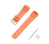 Natural Resin Watch Band and Bezel，Soft GA2100 Mod Kit Compatible with Mens Casio GA2100 Series Replacement, orange, band