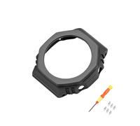 Natural Resin Watch Band and Bezel，Soft GA2100 Mod Kit Compatible with Mens Casio GA2100 Series Replacement, grey, bezel