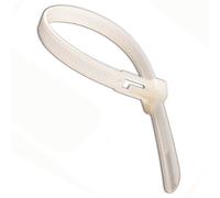 kenable Natural Reusable Cable Ties 200mm x 7mm [100 Pack] [200x7mm]