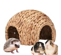 Natural Rodent Shelter - Handmade Dry Guinea Pig Den, Comfortable Rabbit Shelter | Miniature Animal Cave, Handmade Indoor House Hideout, Fluffy Refuge Rug