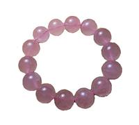 Natural Rose Quartz Madagascar Bracelet Crystal Beads AAA 16mm