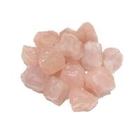 Natural Rose Quartz Raw Stone, Natural Rose Quartz Stone, Healing Rock Stone, Natural Rose Quartz Stone, Support Emotional Balance, Love and Relationship Healing (500g), 500,