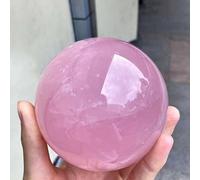 Natural Rose Quartz Sphere Crystal Ball Reiki Crystals (Size : 9-10cm)