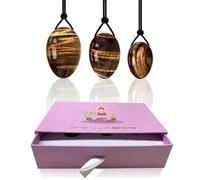 Natural Rose Quartz Yoni Eggs Big Head Drilling Crystal Egg Obsidian Amethyst Jade Egg Women Kegel Exerciser Muscles -Tiger Eye 02