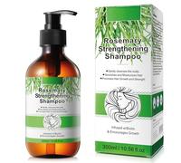 Natural Rosemary Strengthening Shampoo with Mint, Hair Nourishing Formula with Biotin, 300ml