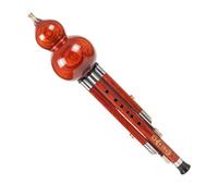 Natural Rosewood And Ebony Seven Hole Three Tone Hulusi In C Or B Flat Key(1)