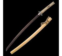 Natural Rosewood Katana, Handmade Wooden Samurai Sword with Sheath, 103cm Bokken for Display, Cosplay Collection and Kendo Training-I