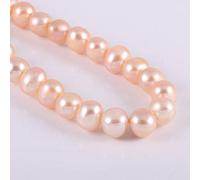 Natural Round Freshwater Pink Pearl Loose Beads 6-7mm 14.2 inch for Jewelry Making