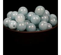 Natural Round Tiger Eye Amazonite Lava Turquoises Agates Jaspers Garnet Spacer Loose Stone Beads for Jewelry Making DIY Bracelet-Aquamarine 1-8mm 45 to 46pcs